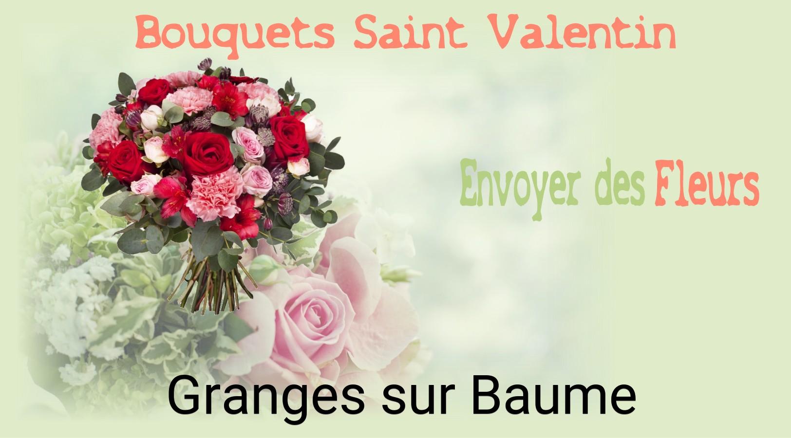 Roses de Saint-Valentin livrées à Granges-sur-Baume